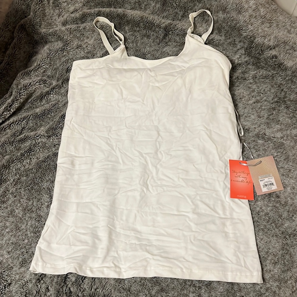 A glow maternity/ nursing tank small